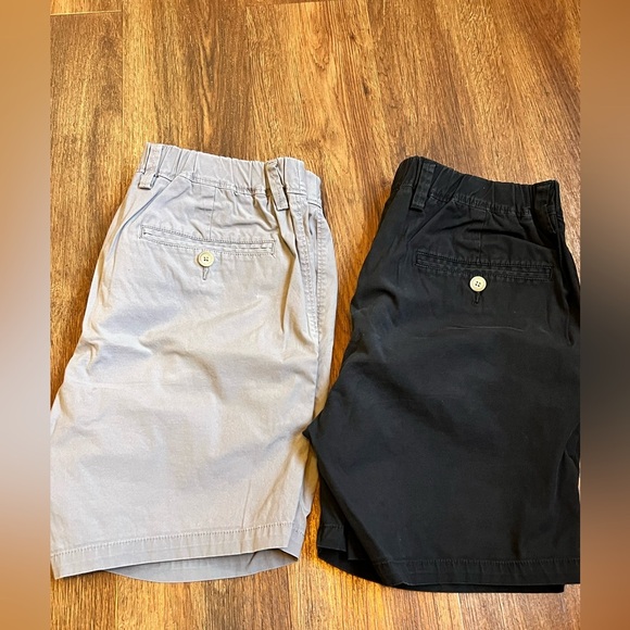 J. Crew Black and cream Flat Front Shorts Casual Style - Picture 7 of 7